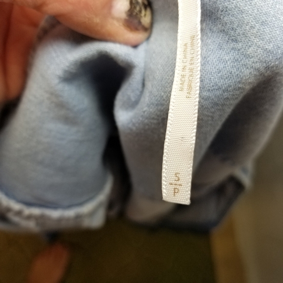 Free People Imogene Frilll Chambray denim mini dress - Picture 8 of 16